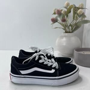 Vans Brooklyn Canvas Sneaker Black/White 500741 Unisex Kids 1